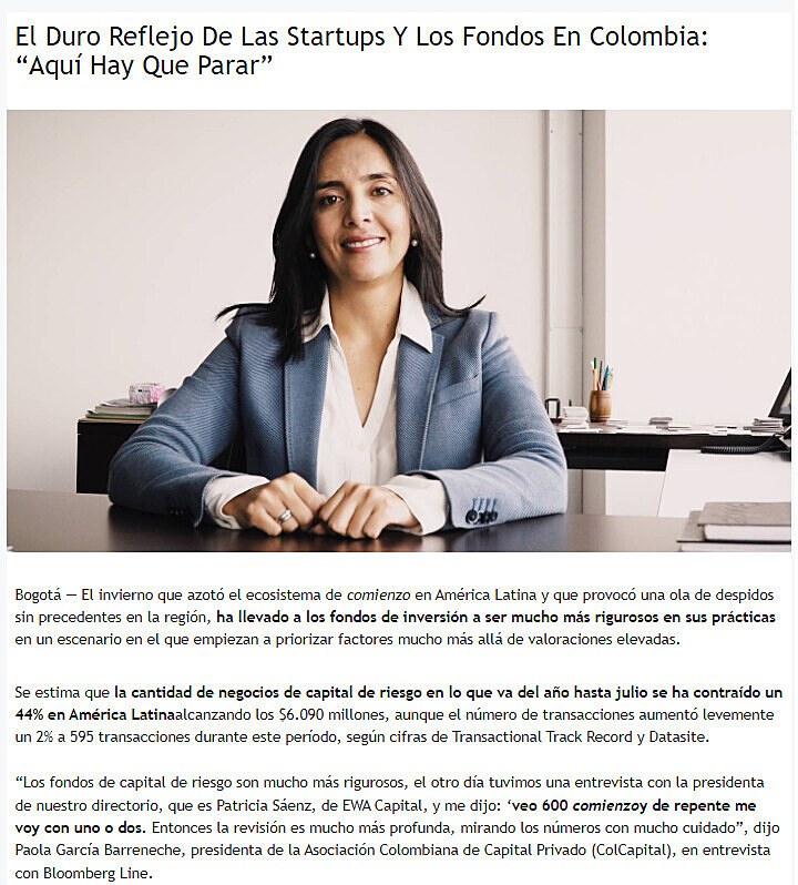 El Duro Reflejo De Las Startups Y Los Fondos En Colombia: Aqu Hay Que Parar